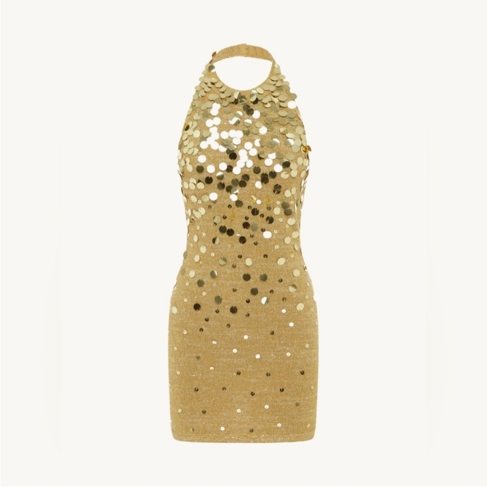 ASTA RESORT ALEX EMBROIDERED SEQUIN MINI DRESS - Picture 4 of 7